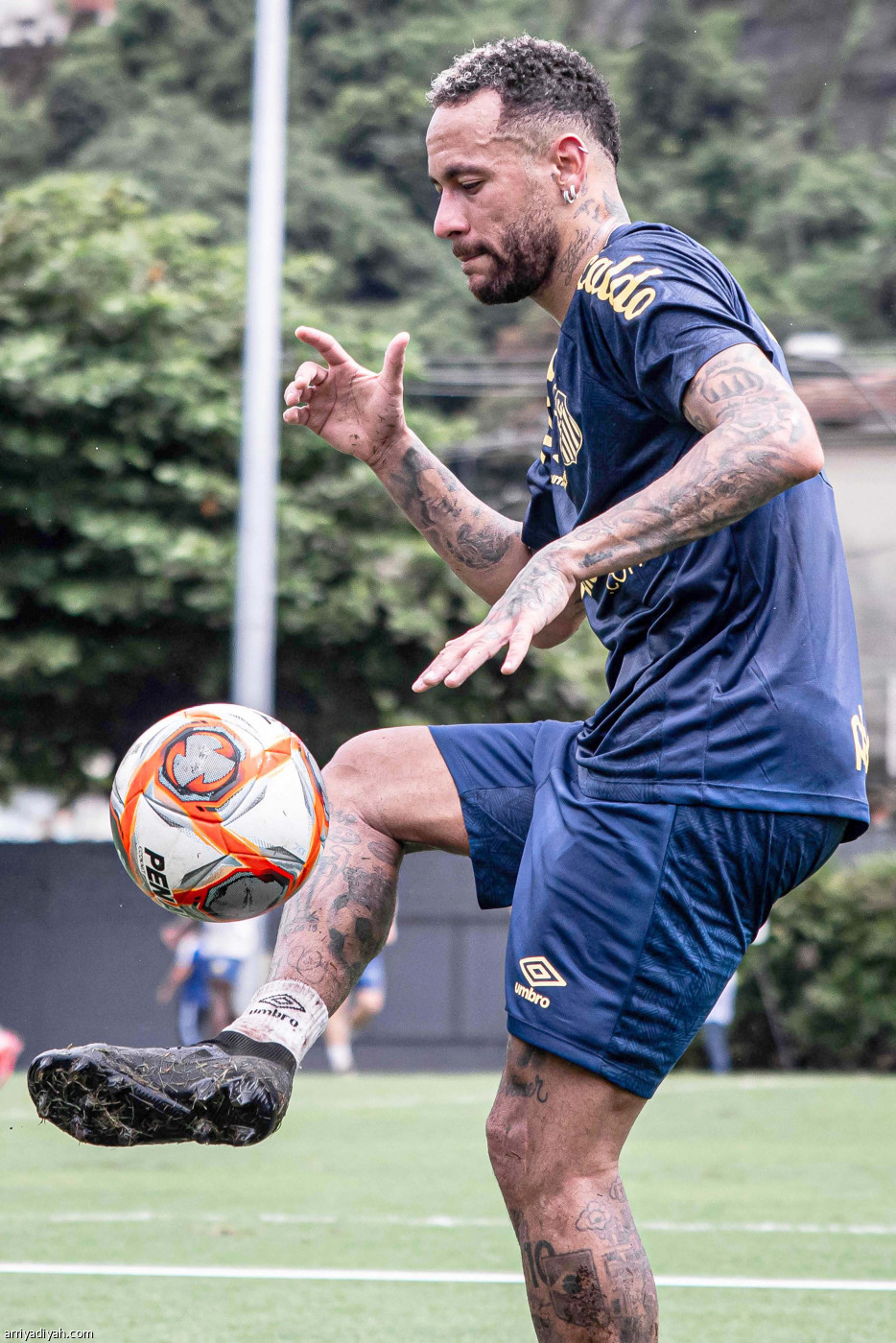 نيمار يتدرب