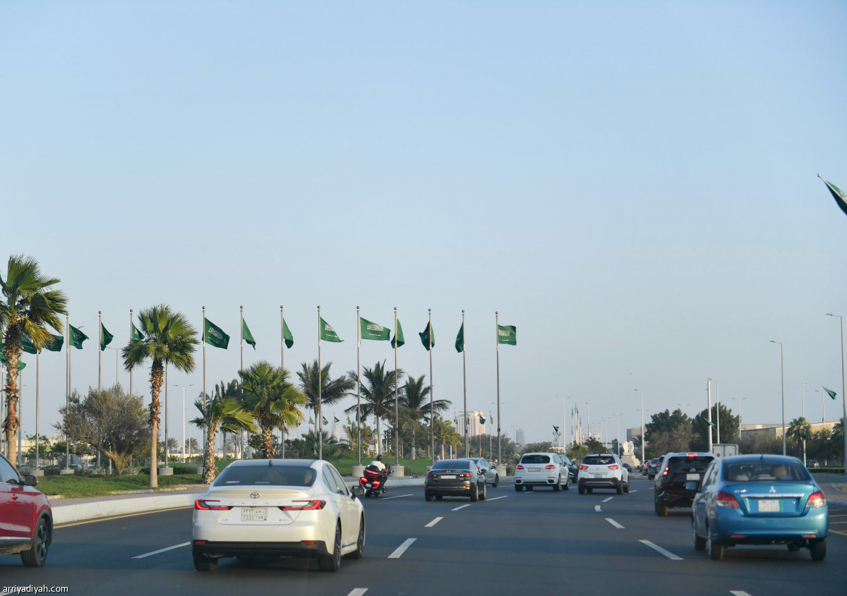 جدة تتوشح الأخضر السعودي