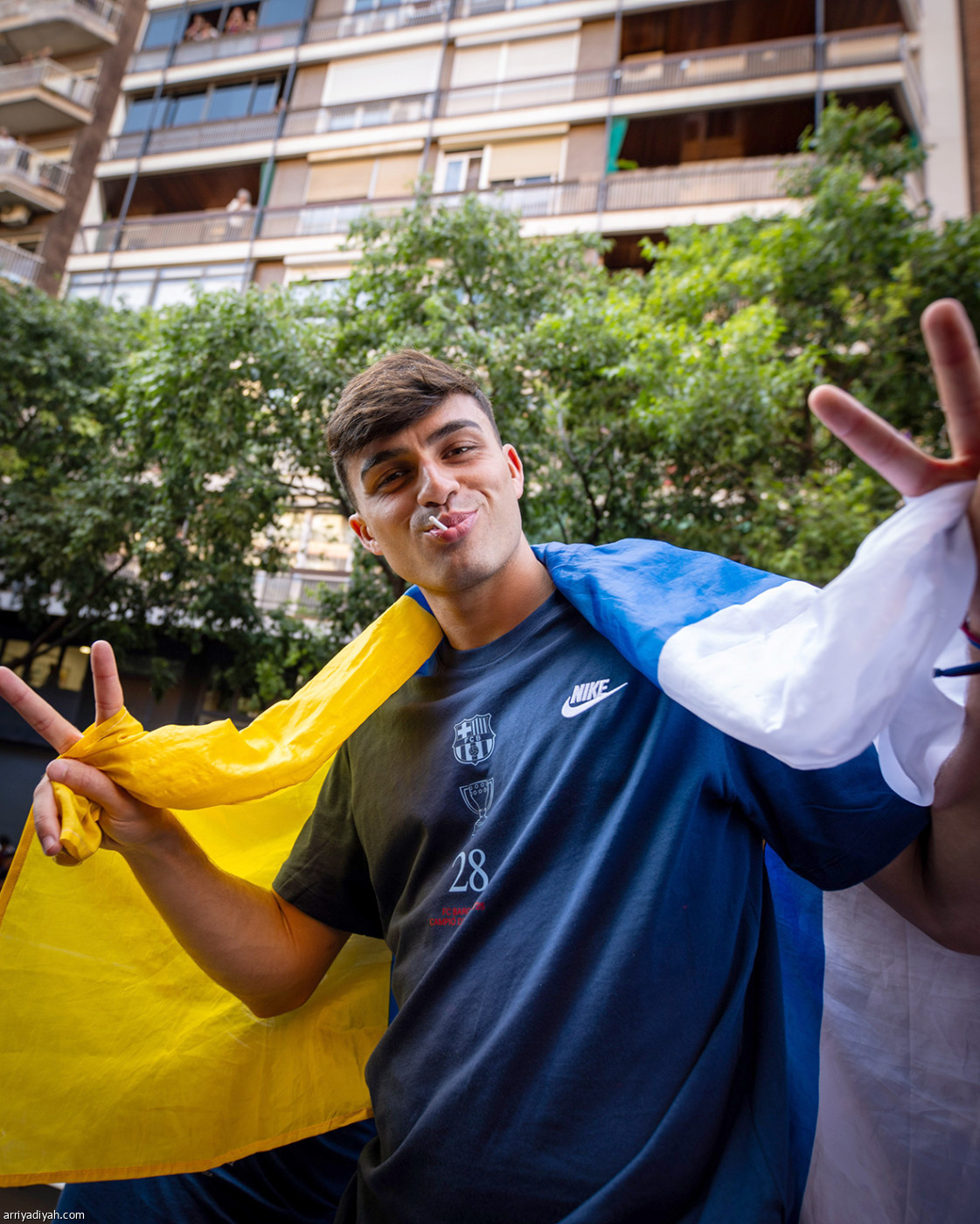 برشلونة يحتفل