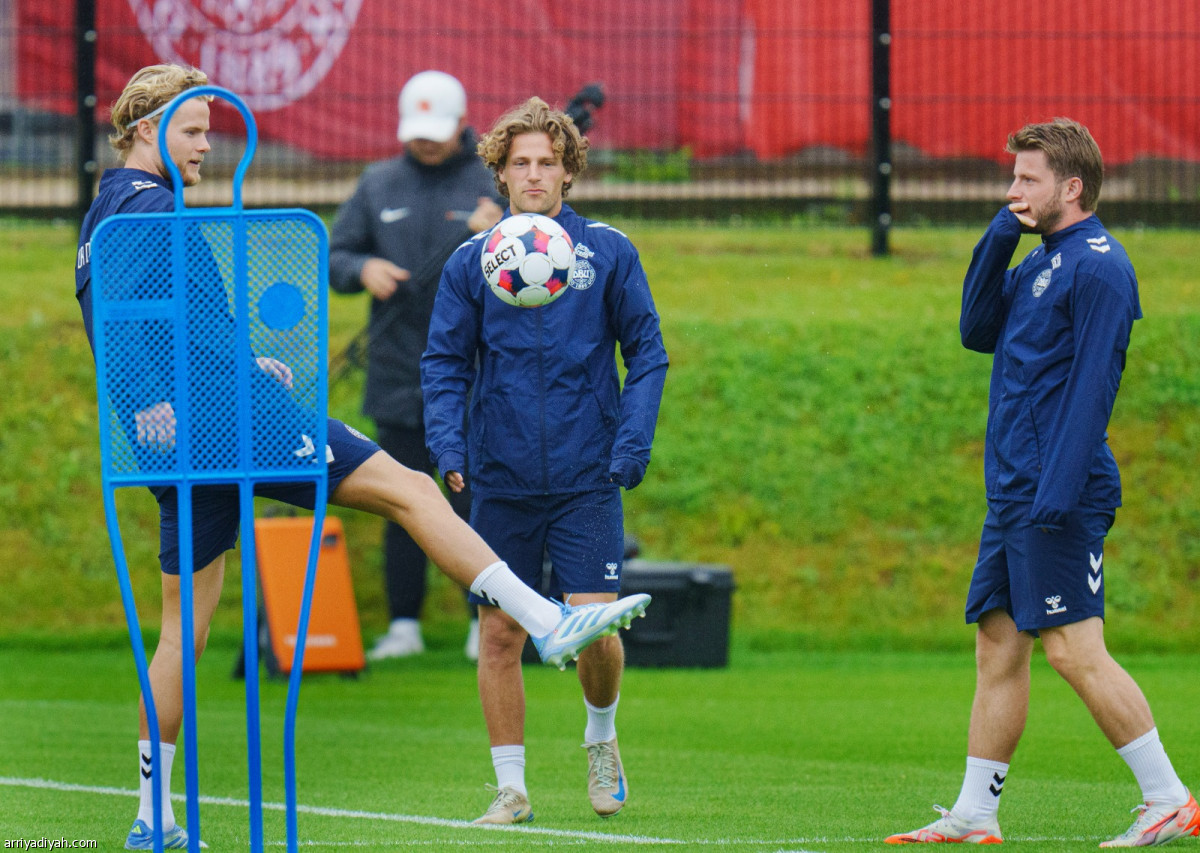 الدنمارك.. تدريب صباحي